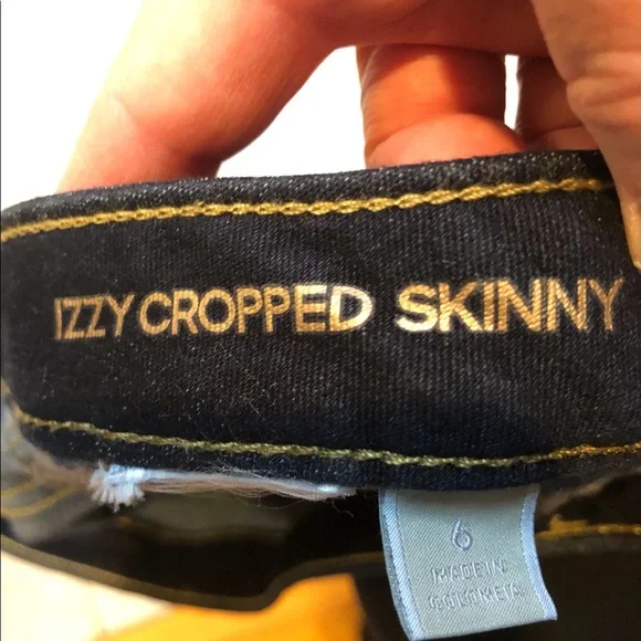 Michael Kors skinny jeans size 6. Dark blue, inseam 26”. Excellent condition. - Picture 6 of 7